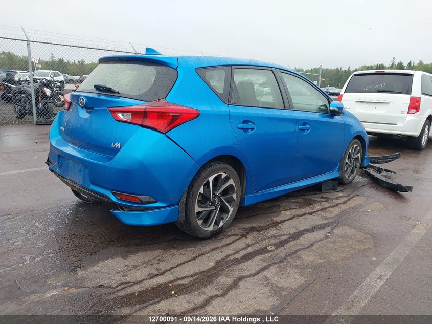 Vin: jtnkarje5gj515158, lot: 3105467, toyota scion im 20164