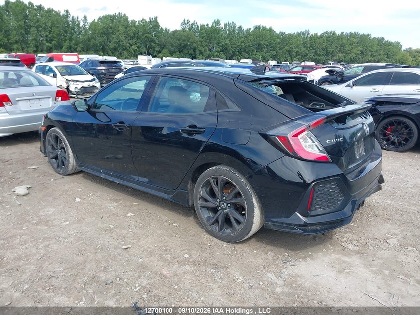Vin: shhfk7h41hu306138, lot: 3105476, honda civic sport 20173