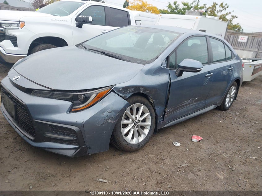 Vin: 5yfb4rbe9lp001474, lot: 3105486, toyota corolla se 20202