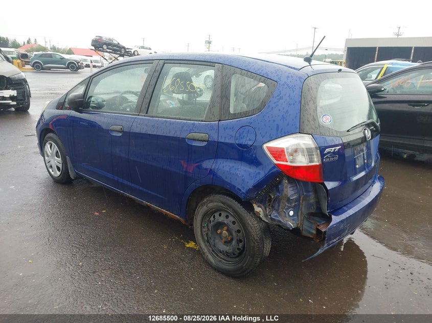 Vin: jhmge8h38bc801417, lot: 3105518, honda fit dx-a 20113