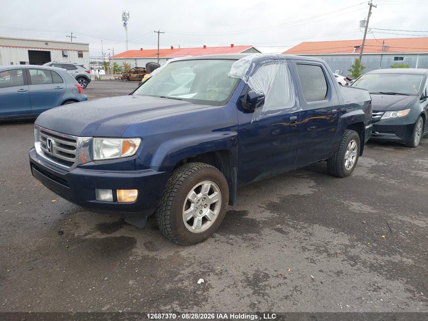 2013 Honda Ridgeline, Right Side, IAAI, VIN 5FPYK1F48DB501326 — photo 2
