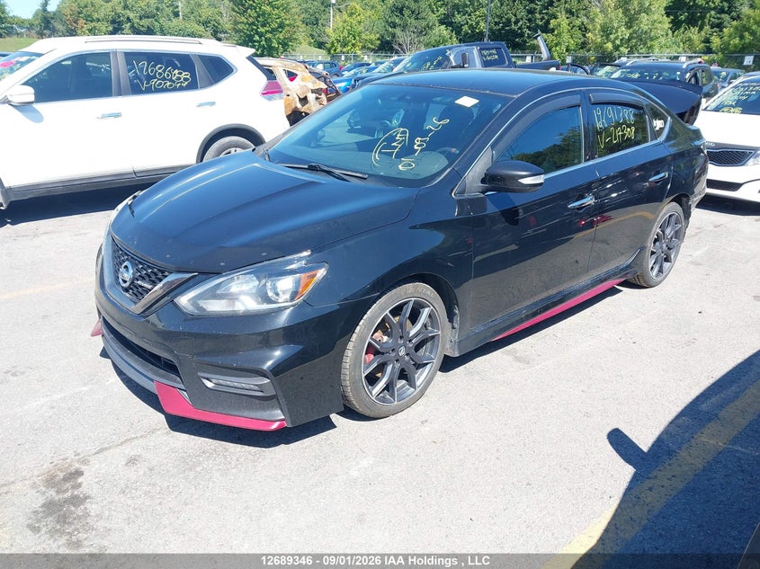 2018 Nissan Sentra, Удар ззаду, IAAI, VIN 3N1CB7AP7JY217308 — фото 2