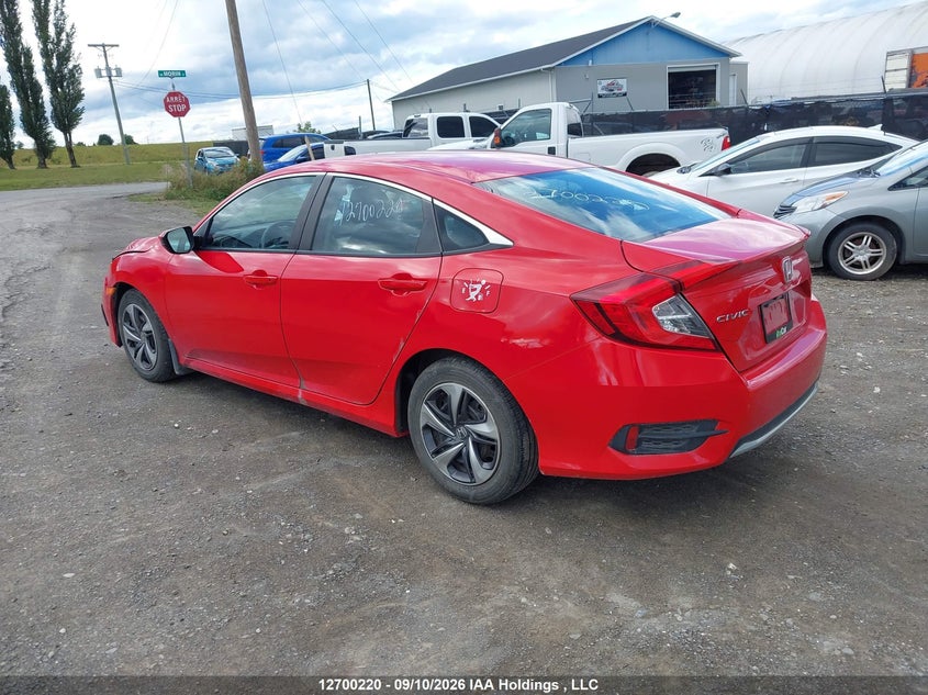 Vin: 2hgfc2f52lh001975, lot: 3105616, honda civic lx 20203