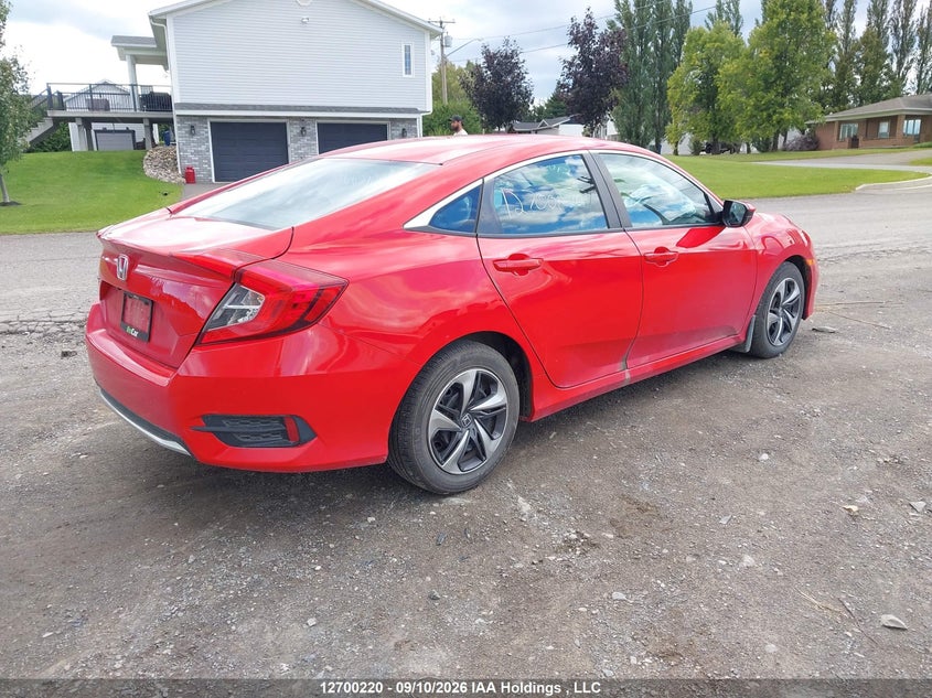 Vin: 2hgfc2f52lh001975, lot: 3105616, honda civic lx 20204