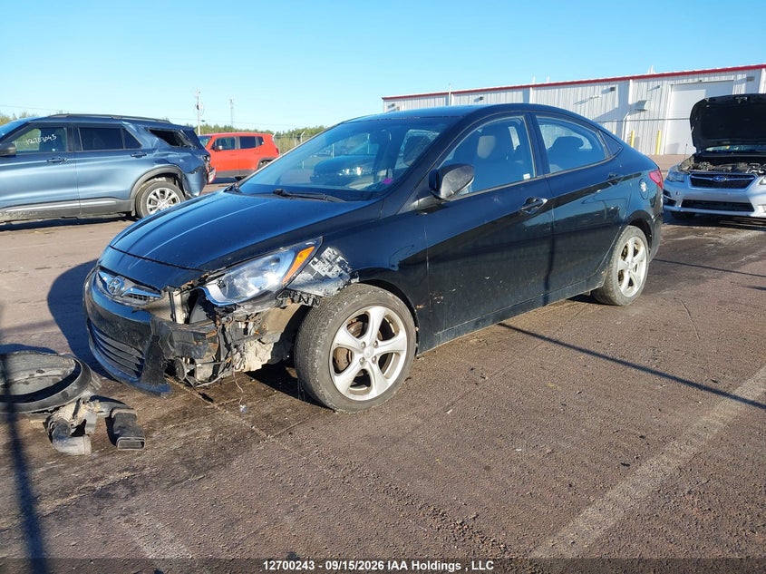 Vin: kmhcu4ae5du332142, lot: 3105640, hyundai accent gls 20132