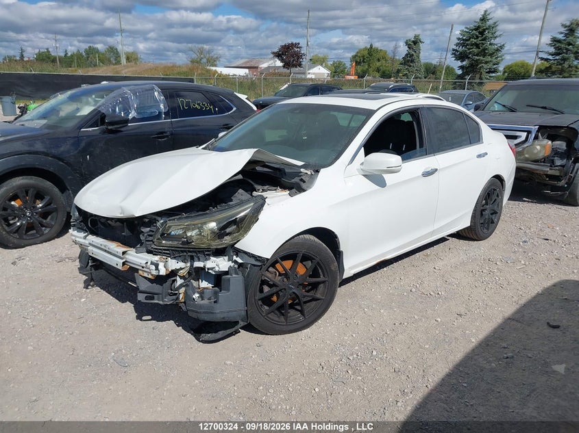 Vin: 1hgcr2f95ea803510, lot: 3105728, honda accord touring 20142