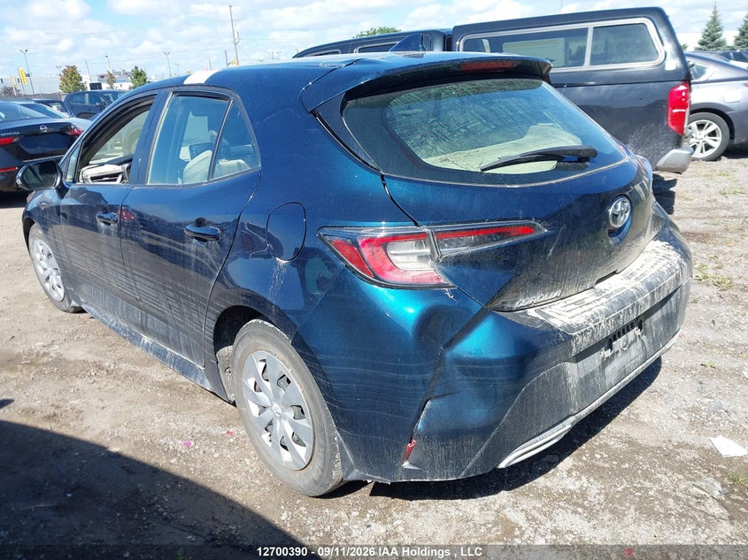 Vin: jtnk4rbe8l3091902, lot: 3105797, toyota corolla se/xse 20203