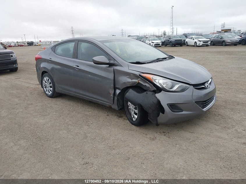 2013 Hyundai Elantra Gl, Front, IAAI, VIN 5NPDH4AE6DH181741