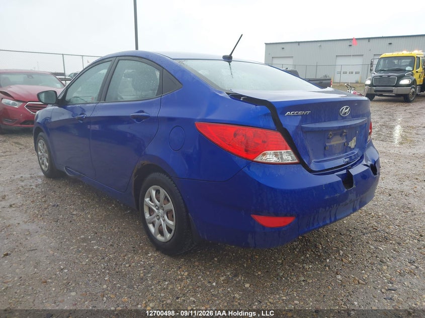 Vin: kmhct4ae3du555654, lot: 3105907, hyundai accent gls/gs 20133