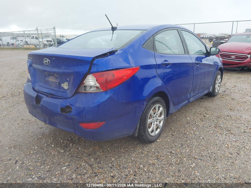 Vin: kmhct4ae3du555654, lot: 3105907, hyundai accent gls/gs 20134