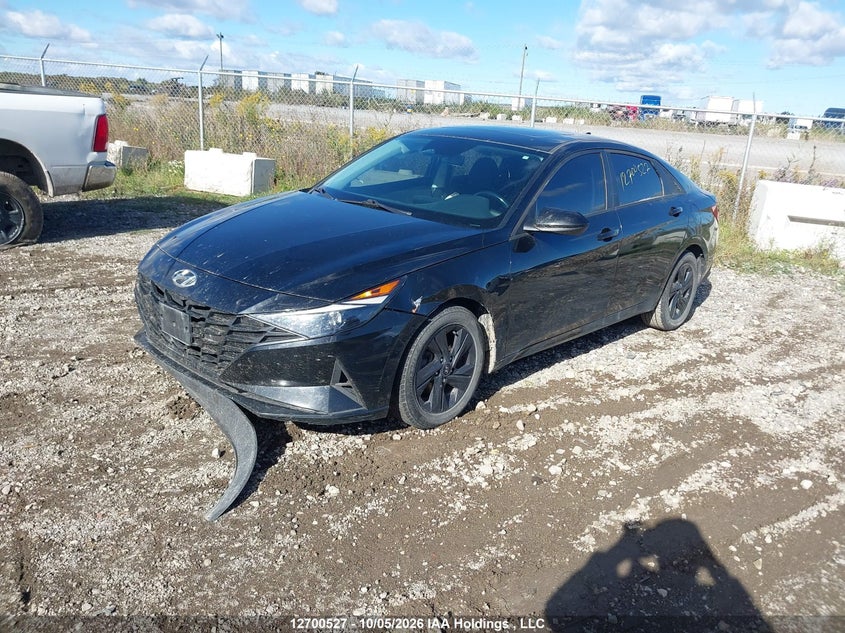 Vin: kmhlm4ag3pu500026, lot: 3105936, hyundai elantra preferred ivt with tech package 20232