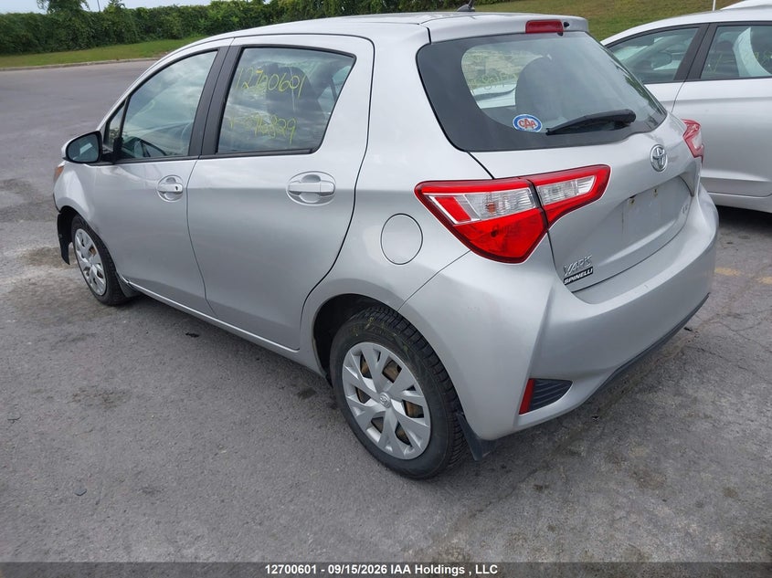 Vin: vnkktud38ja096829, lot: 3106011, toyota yaris le 20183