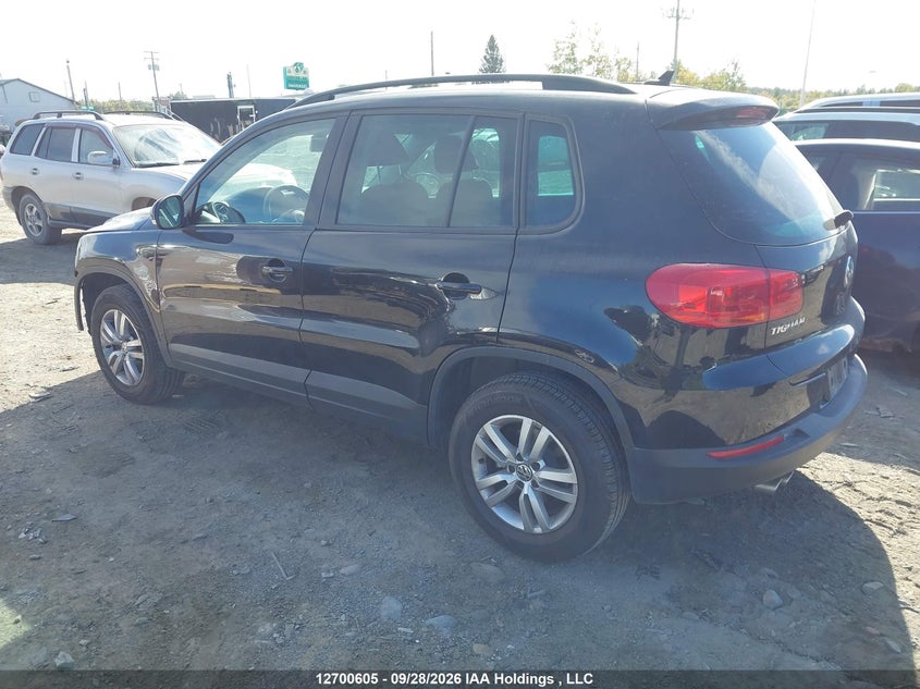 Vin: wvghv7ax9gw589531, lot: 3106015, volkswagen tiguan trendline 20163