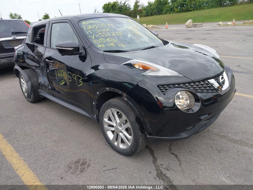 2015 Nissan Juke Sl/Sv, Right Side, IAAI, VIN JN8AF5MV2FT551273