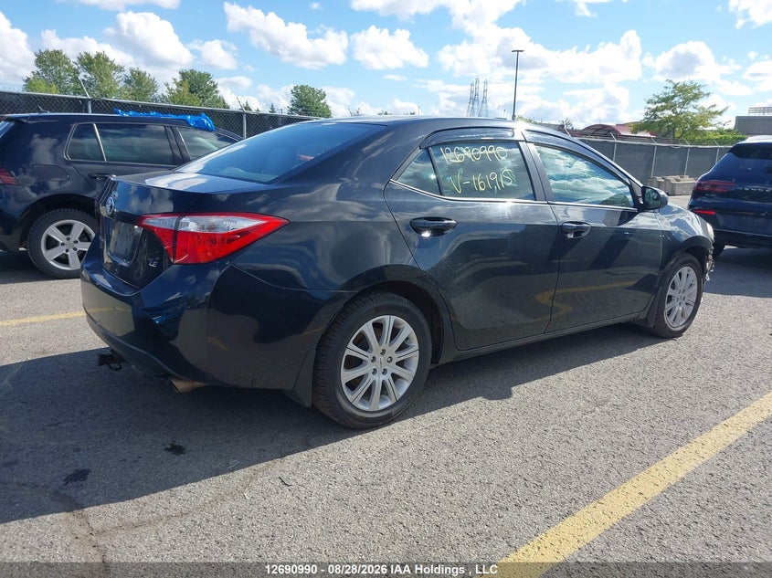 Vin: 2t1burhe9ec161915, lot: 3106103, toyota corolla le 20144