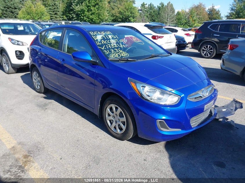 Vin: kmhct5ae6eu178244, lot: 3106113, hyundai accent gl 2014 img_1