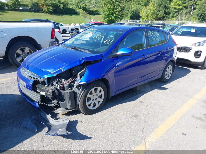 Vin: kmhct5ae6eu178244, lot: 3106113, hyundai accent gl 20142