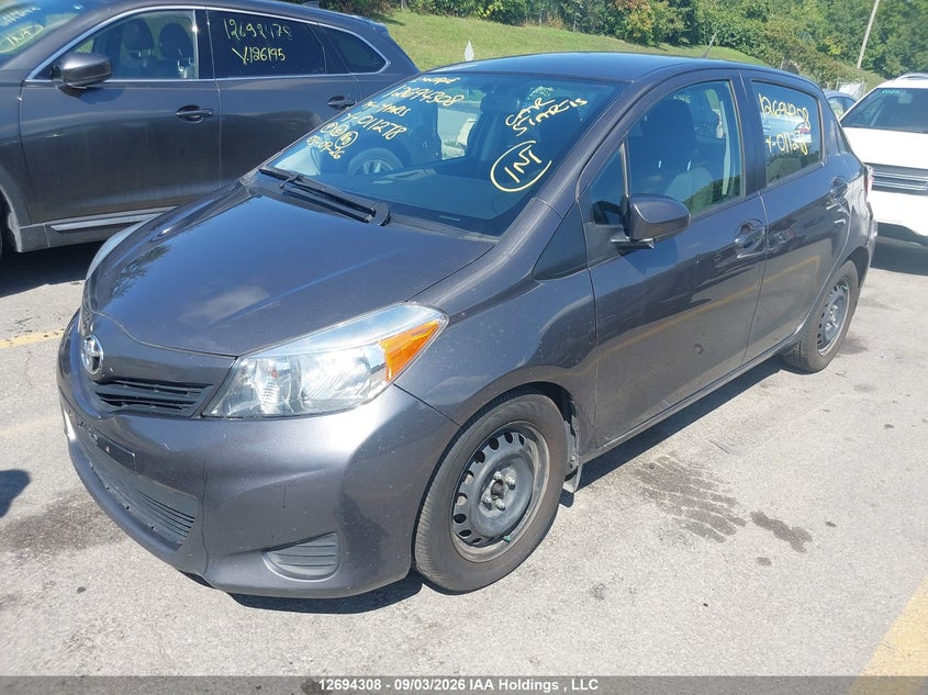 Vin: vnkktud34ea011278, lot: 3106120, toyota yaris le 20142