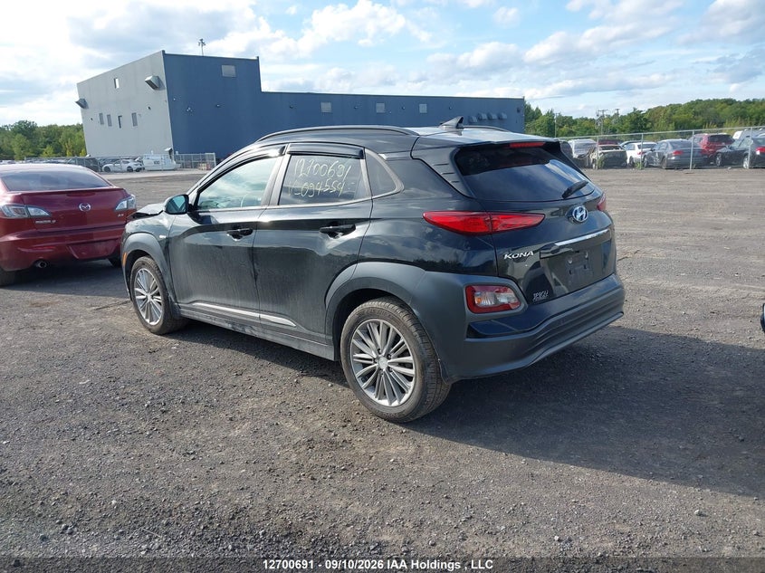 Vin: km8k33ag6lu094553, lot: 3106151, hyundai kona limited 20203