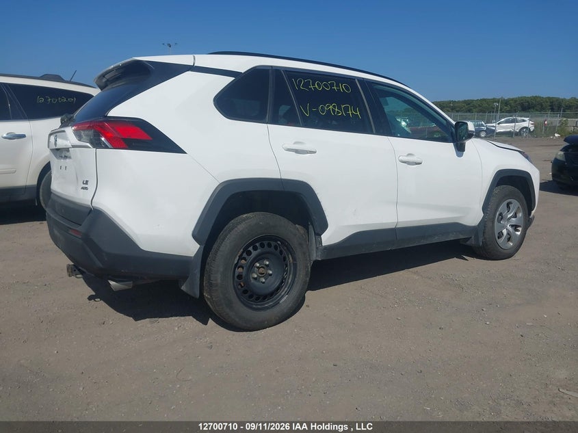 Vin: 2t3b1rfv6lc098174, lot: 3106170, toyota rav4 le 20204