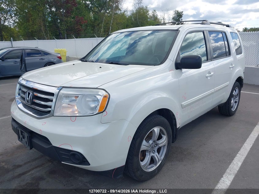 Vin: 5fnyf4h24eb503487, lot: 3106182, honda pilot lx 20142