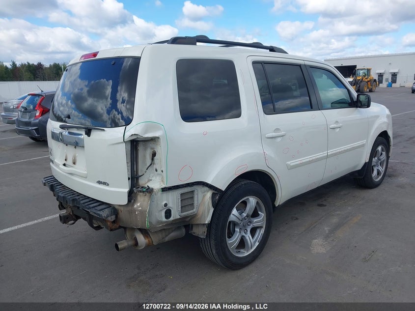 Vin: 5fnyf4h24eb503487, lot: 3106182, honda pilot lx 20144