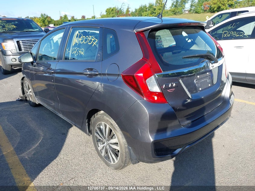 Vin: 3hggk5h76km102542, lot: 3106197, honda fit ex 20193