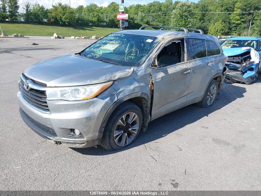 Vin: 5tdbkrfh3gs261778, lot: 3106249, toyota highlander le 20162