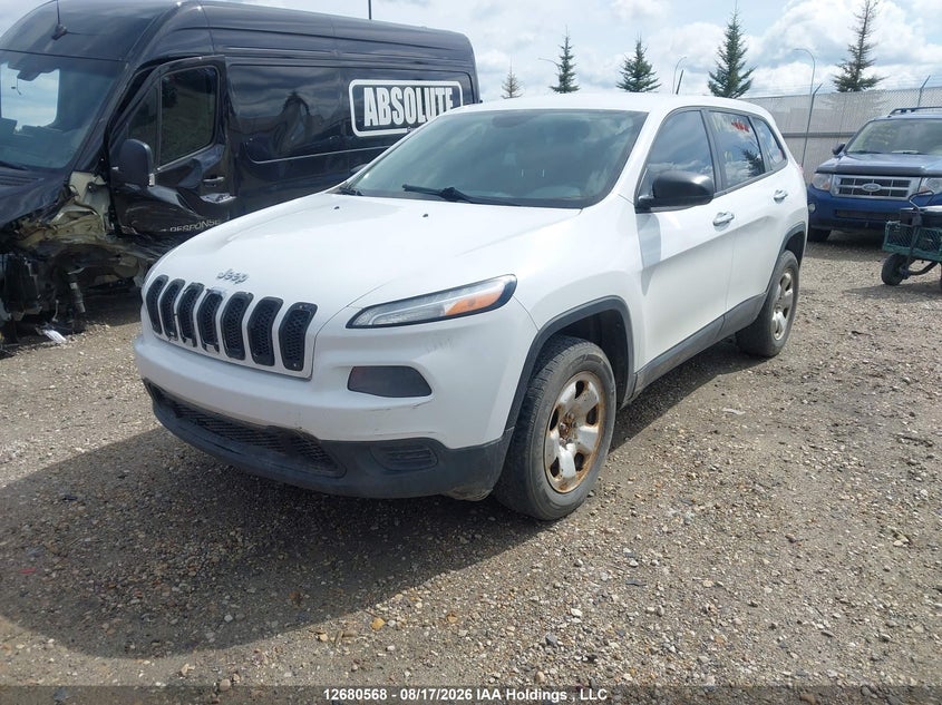 2014 Jeep Cherokee, Град, IAAI, VIN 1C4PJMAB6EW270972 — фото 2