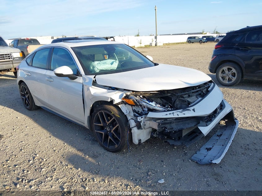 2022 Honda Civic Sport/Sport Touring, Front, IAAI, VIN 19XFL1G83NE400300