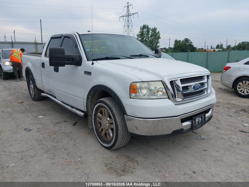 2008 Ford F-150 King Ranch/Lariat/Xlt, Правий бік, IAAI, VIN 1FTPW12V58FC14180