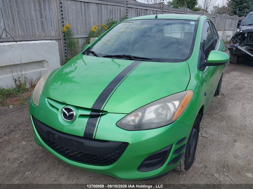 Vin: jm1de1hy2b0106651, lot: 3106453, mazda mazda2 20112