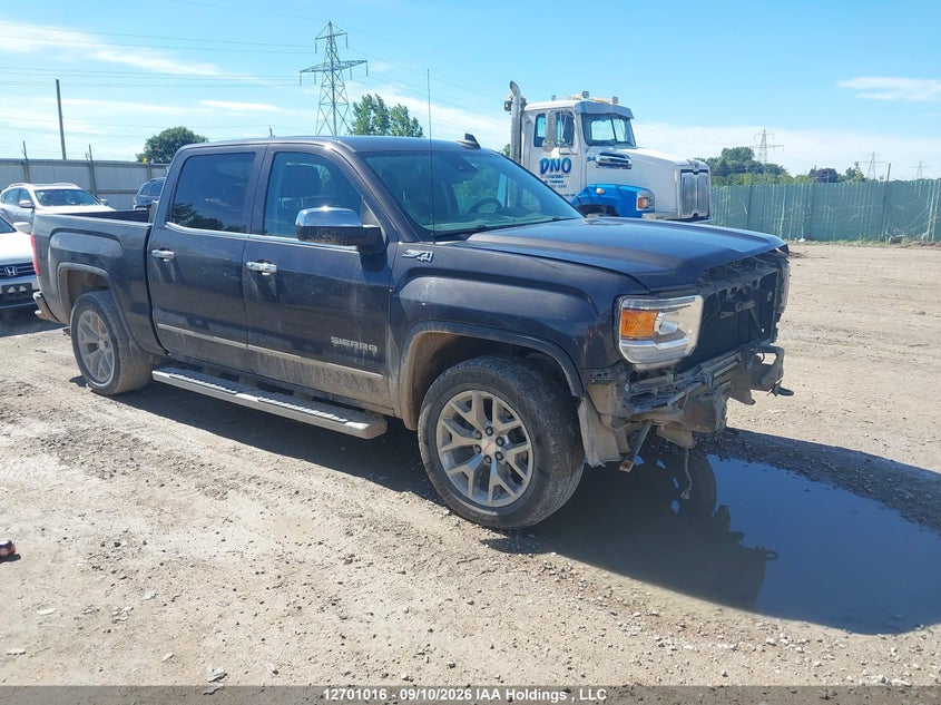 2015 GMC Sierra 1500 Slt, Удар спереду, IAAI, VIN 3GTU2VEC4FG400031
