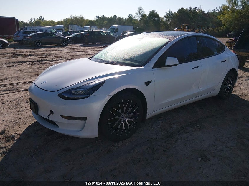 Vin: 5yj3e1eb3nf273716, lot: 3106519, tesla model 3 20222