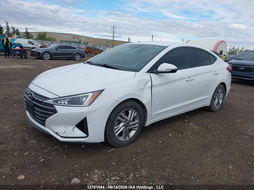 2020 Hyundai Elantra Preferred Auto Ivt, Угон, IAAI, VIN KMHD84LF9LU039700 — фото 2