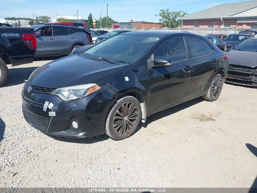 2016 Toyota Corolla, Удар спереду, IAAI, VIN 2T1BURHE4GC492887 — фото 2