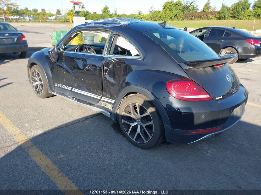 Vin: 3vwsd7at2jm726632, lot: 3106651, volkswagen beetle 2.0 tsi dune 20183