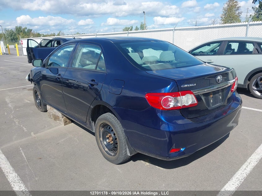 Vin: 2t1bu4ee4dc033409, lot: 3106678, toyota corolla s/le 20133
