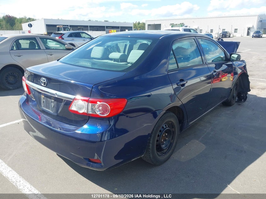 Vin: 2t1bu4ee4dc033409, lot: 3106678, toyota corolla s/le 20134
