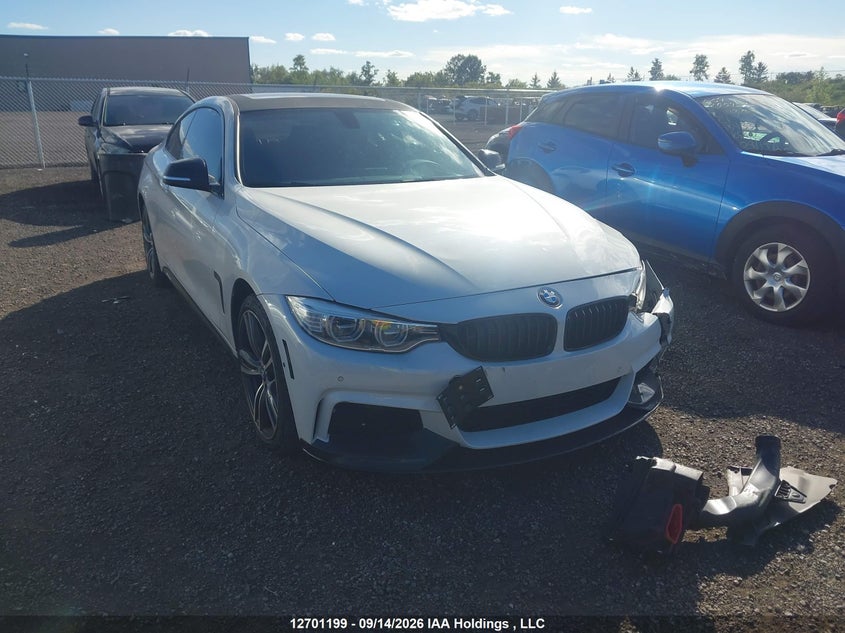 2015 BMW 435I xDrive, Удар спереди, IAAI, VIN WBA3R5C52FK372666