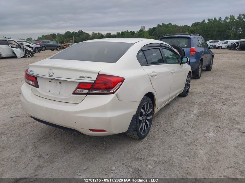 Vin: 2hgfb2f73dh110628, lot: 3106715, honda civic touring 20134