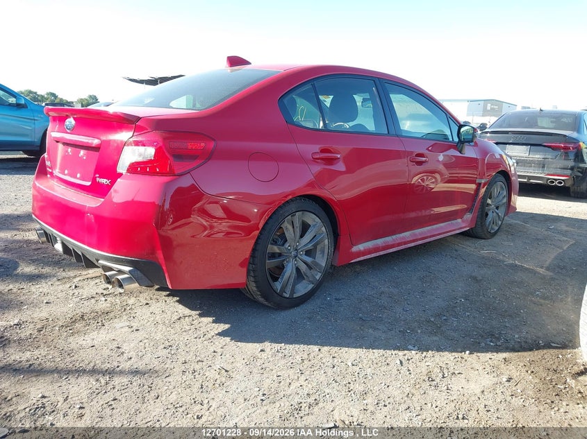 Vin: jf1va1l63g9816723, lot: 3106728, subaru wrx limited 20164