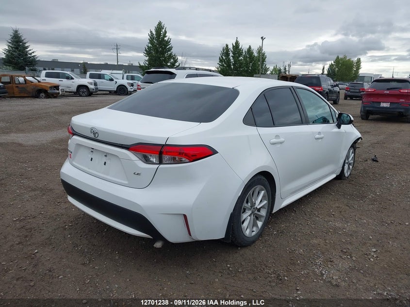 Vin: 5yfbprbe8lp011257, lot: 3106738, toyota corolla le 20204