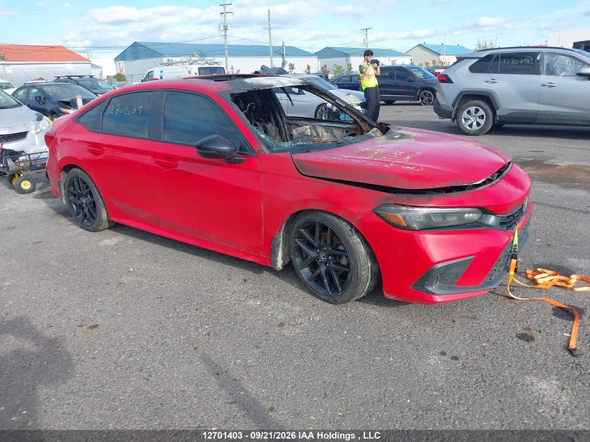 Vin: 2hgfe2f55nh129687, lot: 3106905, honda civic sport 2022 img_1