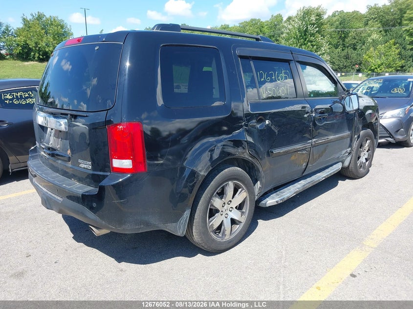 Vin: 5fnyf4h90cb506011, lot: 3106945, honda pilot touring 20124