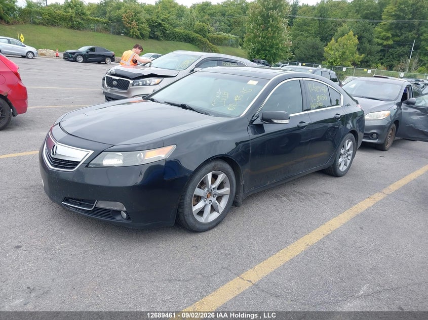 2012 Acura TL, Затопление, IAAI, VIN 19UUA8F50CA800524 — фото 2