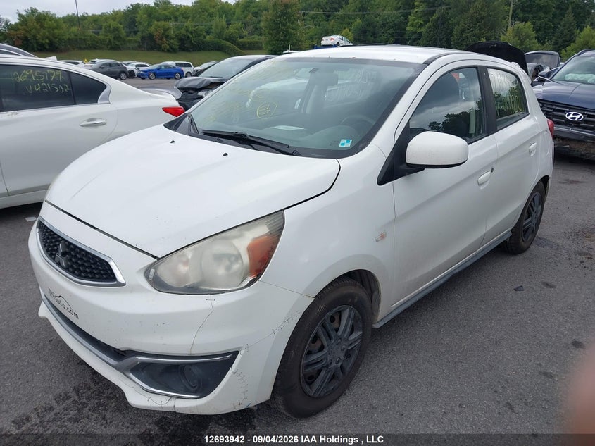 Vin: ml32a3hjxhh014122, lot: 3106953, mitsubishi mirage es 20172