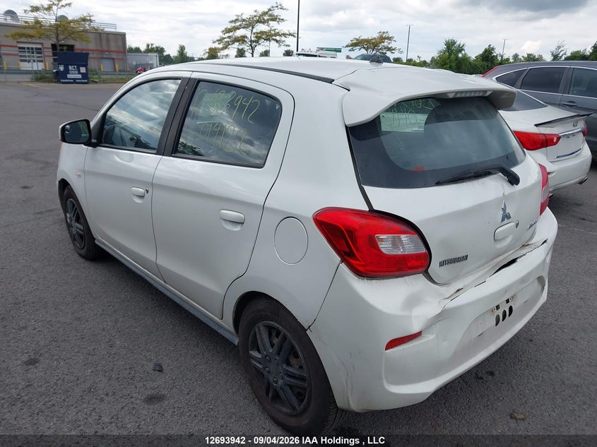 Vin: ml32a3hjxhh014122, lot: 3106953, mitsubishi mirage es 20173