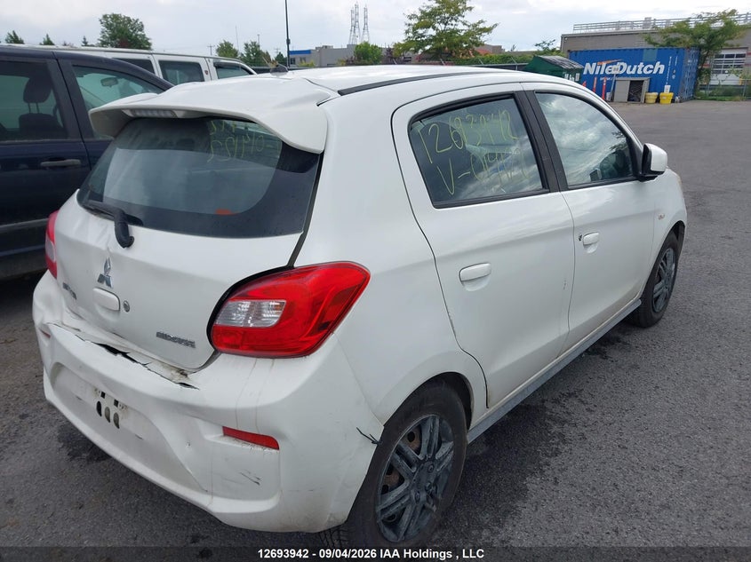 Vin: ml32a3hjxhh014122, lot: 3106953, mitsubishi mirage es 20174