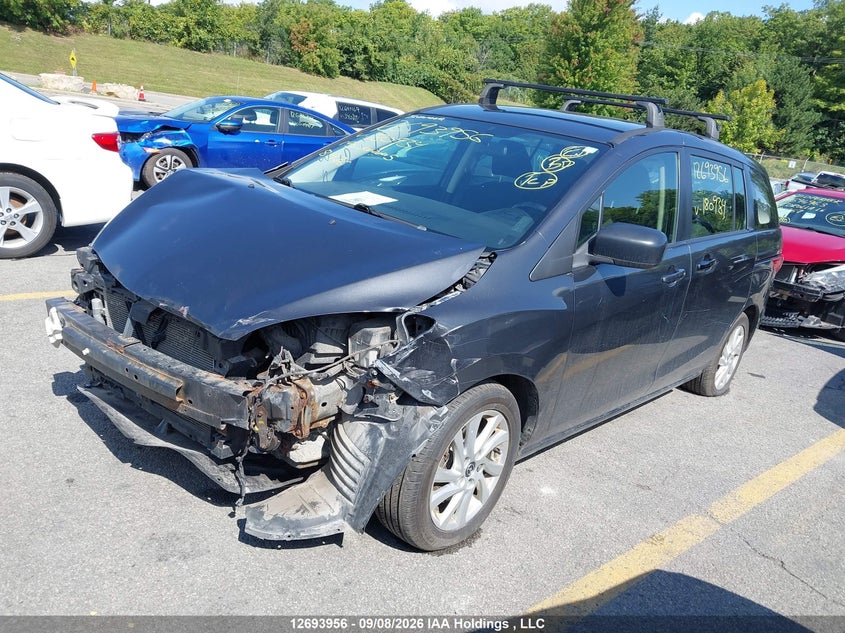 2015 Mazda 5, Front, IAAI, VIN JM1CW2CLXF0180934 — photo 2